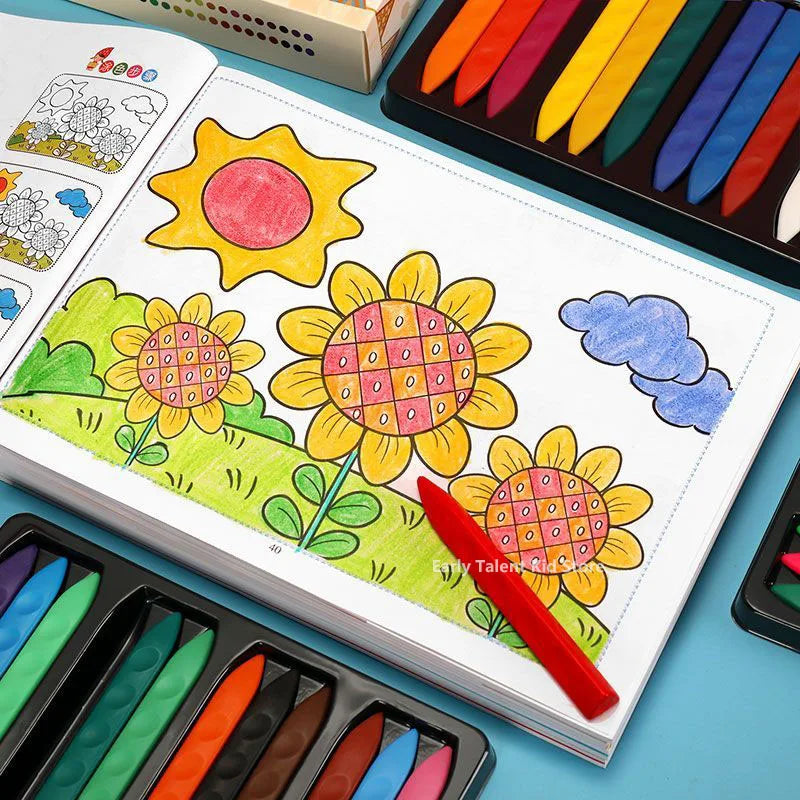 Livro de Colorir Pequeno para Crianças, 2-6 Anos, Livros de Desenho, Aprenda a Desenhar, Pintura, 31 Páginas